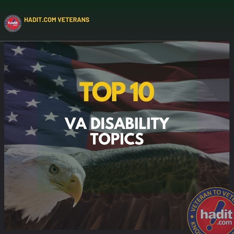 Top 10 VA Disability Topics